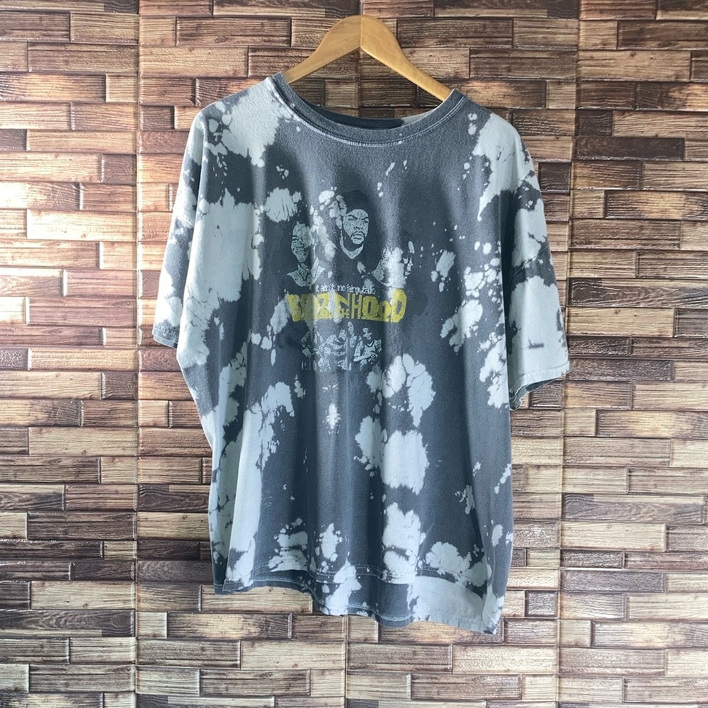 Unisex Boyz N The Hood TShirt Bleached XL Vintage Inspired Ice Cube 90's Hip Hop